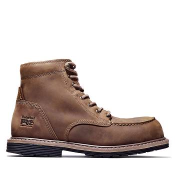 Timberland PRO Millworks 6" Moc Comp Toe - Hnede Pracovne Cizmy Panske, T0321SK